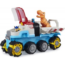Spin Master - PAW Patrol, Dino Patroller veicolo motorizzato con Chase e T-Rex, 6058905