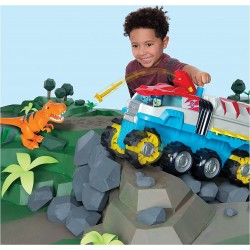 Spin Master - PAW Patrol, Dino Patroller veicolo motorizzato con Chase e T-Rex, 6058905