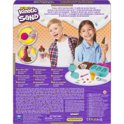 Spin Master - Kinetic Sand Playset Gelati Deliziosi, Sabbia Cinetica, 6059742