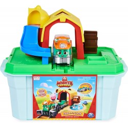 Mighty Express La Stazione Fattoria agricola, con Treno Esclusivo, con Maialino Superstar, 6060195