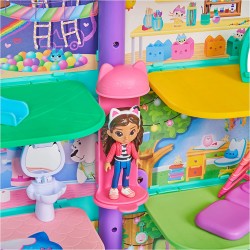 Gabby s Dollhouse, Playset casa delle bambole di Gabby, set con luci e suoni, 6060414
