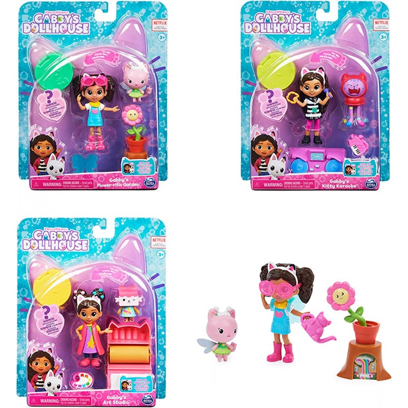 Spin Master Gabby s Dollhouse Pack da 2 Personaggi E Accessori (ASSORTIMENTO), 6060476