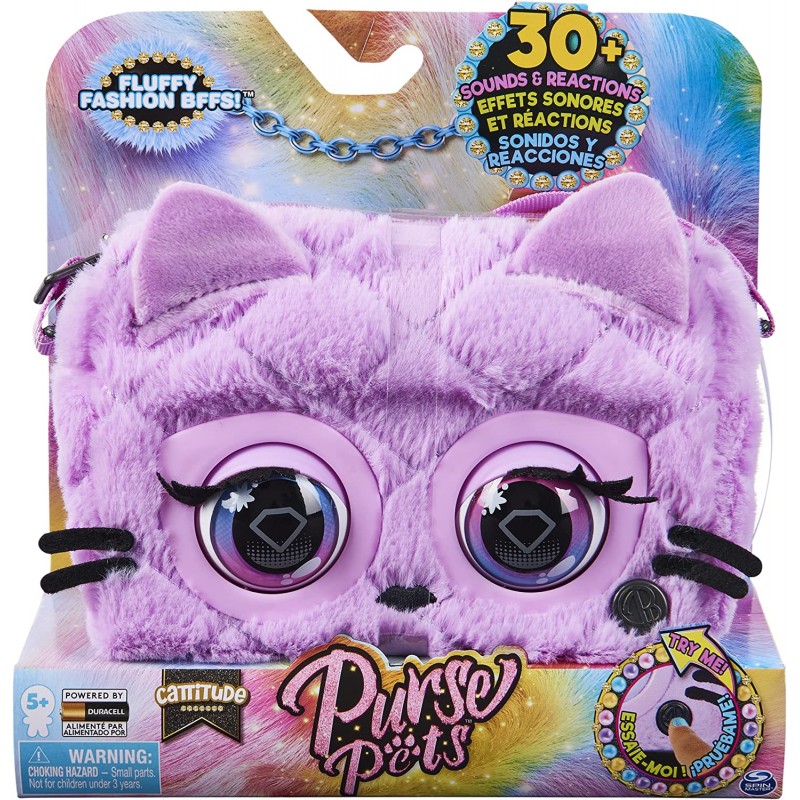 Spin Master - Borsetta Purse Pets Fluffy Assortimento casuale, 6062238