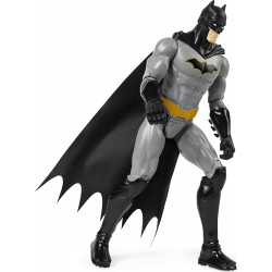 DC COMICS - BATMAN Personaggio Batman in scala 30 cm con decorazioni originali, 6063094