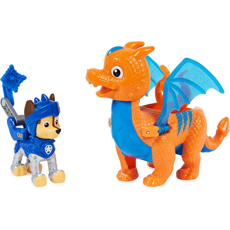 Paw Patrol - Cucciolo Rescue Knights con Drago, a sorpresa, Rescue Knights, 6063149