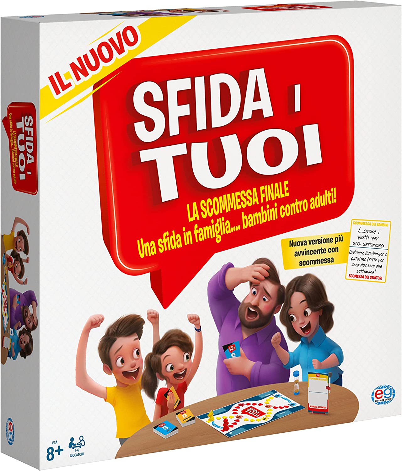 Editrice Giochi - Sfida I Tuoi la scommessa finale, classico gioco da tavolo  a quiz, 6063770