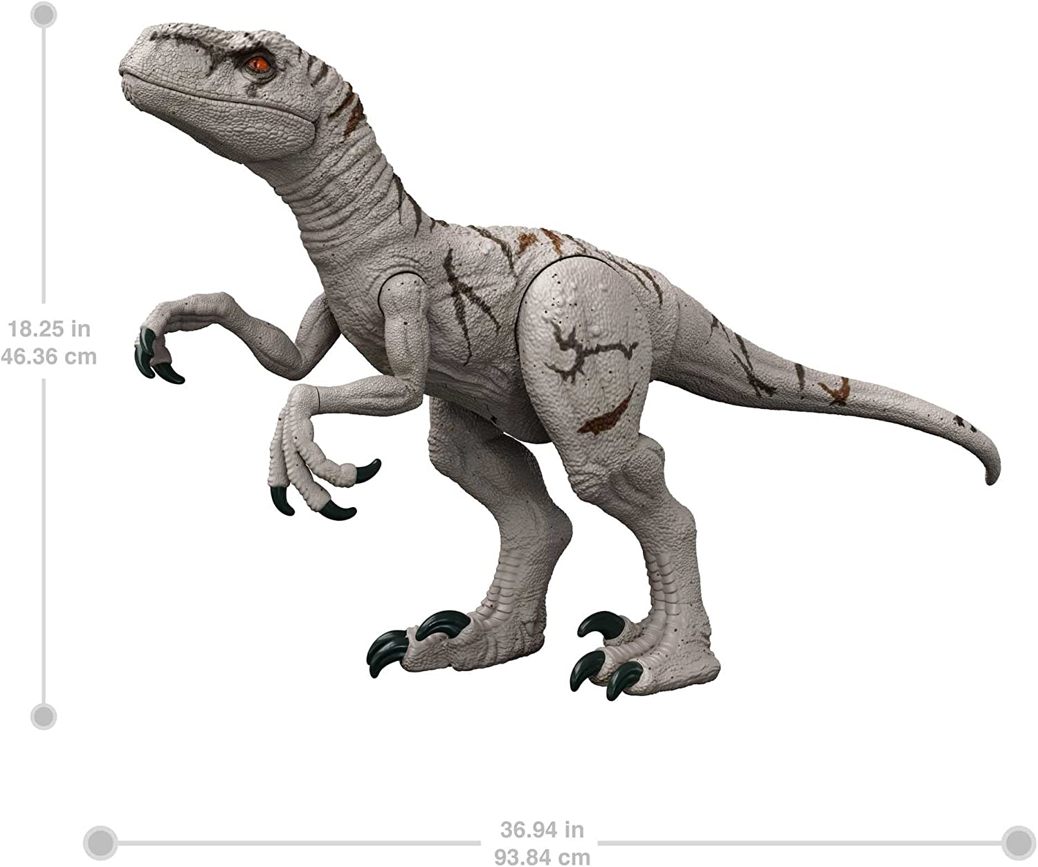 Jurassic World - Dominion Speed Dino Super Colossale Atrociraptor Action  Figure, dinosauro giocattolo extra large (94 cm), M0313