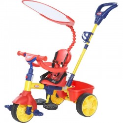 Little Tikes - Triciclo 4-in-1 per bambini in colori primari convertibile - MGA192627354E4