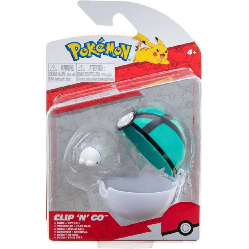 Pokemon  Clip  N  Go: Snom & Net Ball - PK160105