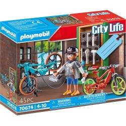 Playmobil - City Life 70674 - Meccanico e-Bike - PM0674