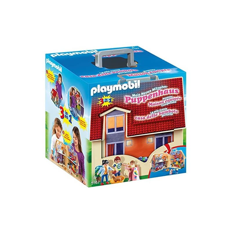 Playmobil Dollhouse 5167 - Casa delle Bambole Portatile, dai 4 anni