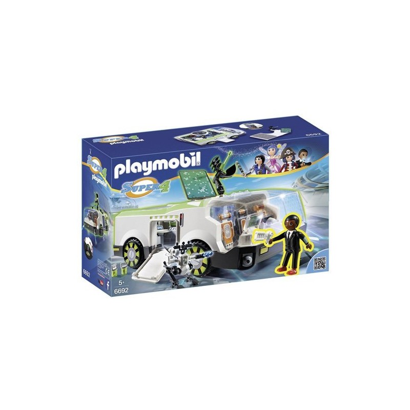 Playmobil Super 4 - Il Camaleonte Con Agente Gene