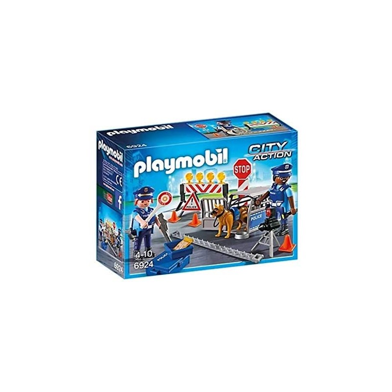 Playmobil 6924 City Action Police Roadblock, Multi