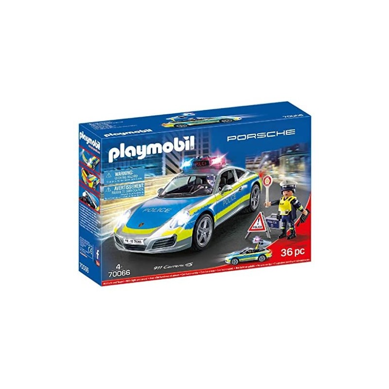 Playmobil City Action 70066 - Porsche 911 Carrera 4S Police, dai 4 anni