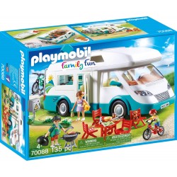 playmobil 70088 - camper con famiglia in vacanza