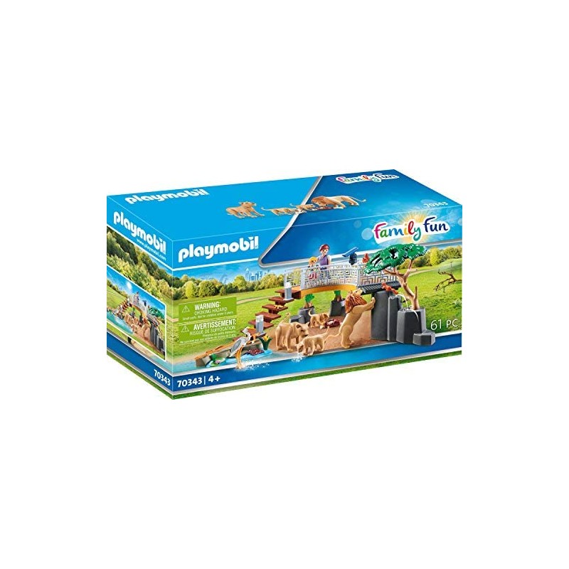 Playmobil Family Fun 70343 - Recinto Dei Leoni, dai 4 anni