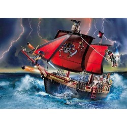 Playmobil Pirates 70411 - Galeone dei Pirati, dai 5 anni