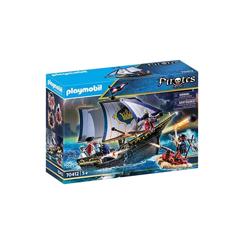 Playmobil Pirates 70412 - Nave della Marina Reale, dai 5 anni