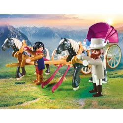 Playmobil - Princess 70449 - Carrozza romantica con Personaggi - PM70449