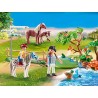 PLAYMOBIL Country 70512 - Passeggiata con i pony, Dai 4 anni