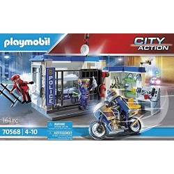 PLAYMOBIL City Action 70568 - Fuga dalla Stazione di Polizia, dai 4 ai 10 Anni