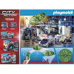 PLAYMOBIL City Action 70569 - Elicottero della Polizia e Fuggitivo, dai 4 ai 10 Anni