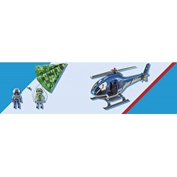 PLAYMOBIL City Action 70569 - Elicottero della Polizia e Fuggitivo, dai 4 ai 10 Anni