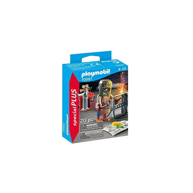 PLAYMOBIL Special Plus 70597 - Fabbro con Fiamma Ossidrica, dai 4 Anni