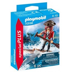 PLAYMOBIL Special Plus 70598 - Pirata e Squalo, dai 4 Anni