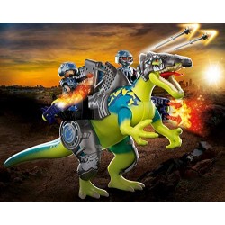 Playmobil Dino Rise - Spinosauro: Potere della Doppia Difesa, Figurine, Colore Multicolore, 70625