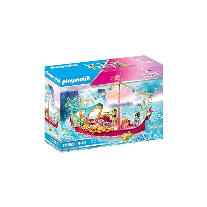 PLAYMOBIL Fairies 70659 - Barca Romantica delle Fate, dai 4 Anni