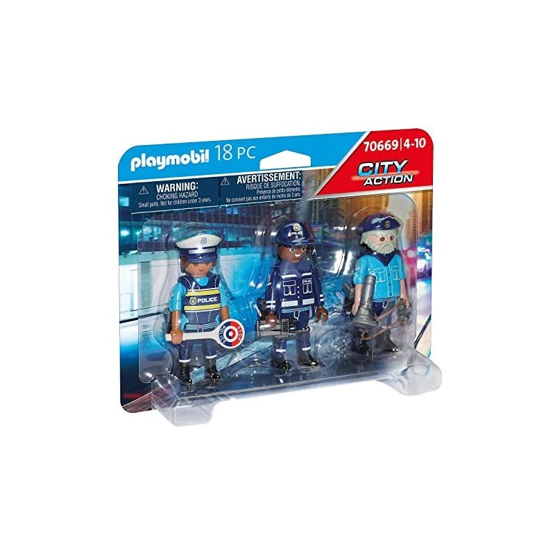 PLAYMOBIL City Action 70669 - Squadra di Poliziotti, dai 4 ai 10 Anni