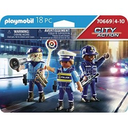 PLAYMOBIL City Action 70669 - Squadra di Poliziotti, dai 4 ai 10 Anni