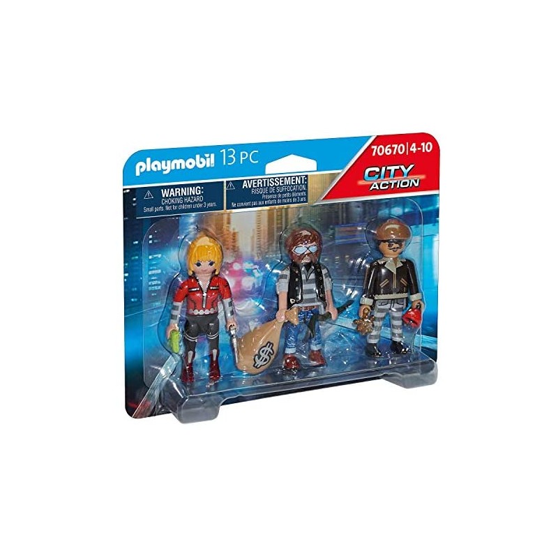 PLAYMOBIL City Action 70670 - Banda di Ladri, dai 4 ai 10 Anni