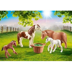 PLAYMOBIL Country 70682 - Famiglia di pony, Dai 4 anni