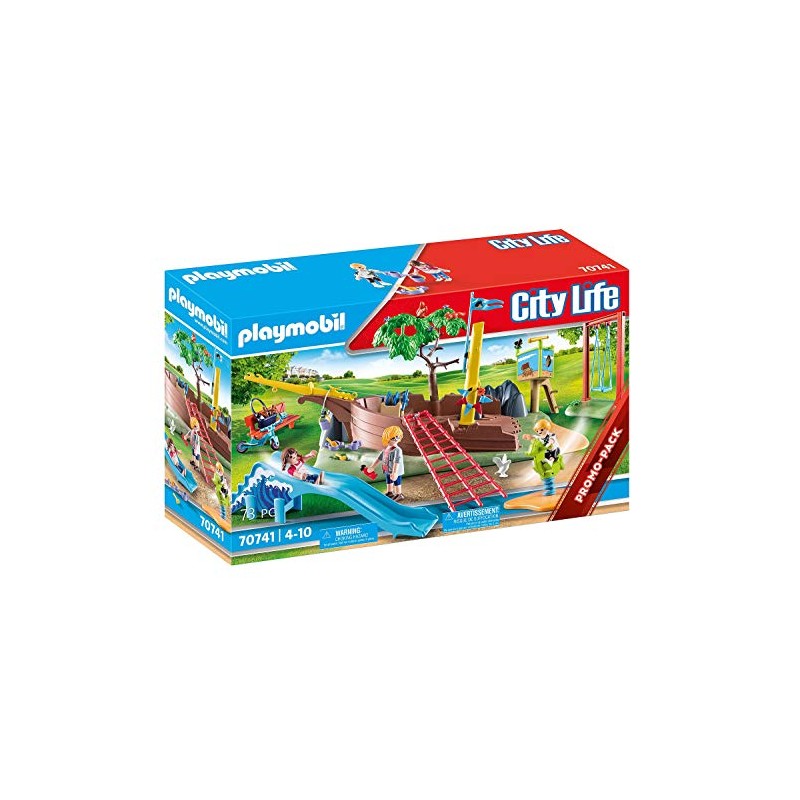 Playmobil - City Life 70741 - Parco Giochi dei Pirati, dai 4 Anni