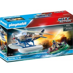 Playmobil - City Action 70779 - Idrovolante della Polizia e contrabbandiere - PM70779