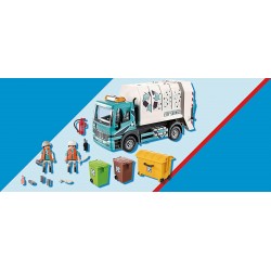 Playmobil - City Life 70885 - Camion smaltimento rifiuti con lampeggiante - PM70885
