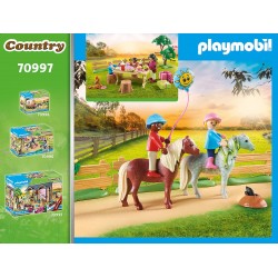 Playmobil - Country 70997 - Festa di Compleanno al maneggio dei Pony - PM70997