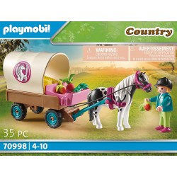 Playmobil - Country 70998 - Carrozza con Pony - PM70998