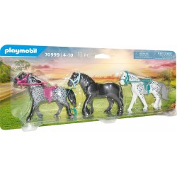 Playmobil - Country 70999 - 3 Cavalli: Frisone, Knabstrupper e Andaluso - PM70999