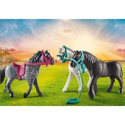 Playmobil - Country 70999 - 3 Cavalli: Frisone, Knabstrupper e Andaluso - PM70999