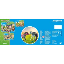 Playmobil - Country 70999 - 3 Cavalli: Frisone, Knabstrupper e Andaluso - PM70999