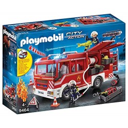 Playmobil - City Action 9464, Autopompa dei Vigili del Fuoco, dai 4 anni.