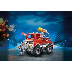 Playmobil - City Action 9466 - Camion Spara Acqua dei Vigili del Fuoco, dai 4 anni