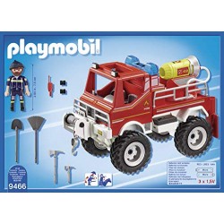 Playmobil - City Action 9466 - Camion Spara Acqua dei Vigili del Fuoco, dai 4 anni
