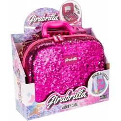 Nice Group - Girabrilla Make Up Case - Valigetta trucchi Girabrilla - MAGENTA/SILVER - NICE02550D