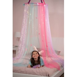 Nice - Creative, Tenda dei Sogni, crea la Magic Dream Canopy con Tulle e decora con gli accessori, NICE02814