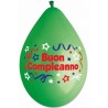 Palloncini Medium Buon Compleanno 8pz
