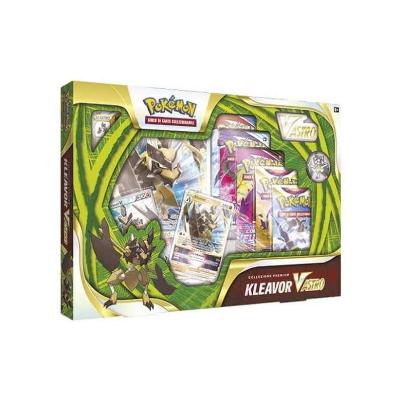 Gamevision - Pokemon Kleavor-V Astro - Collezione Premium - Gioco di Carte Collezionabili - PK60243